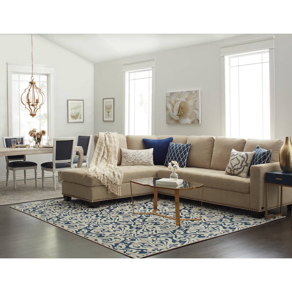 Abbyson Claridge Fabric Sectional
