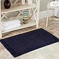 Safavieh Spa 2400 Gram Resorts Navy Cotton 21 x 34 Bath Rugs (Set of 2)