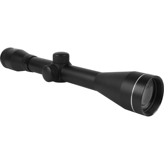Aim Sports 6x40 Fixed Power Full Size Scope/Mil-Dot with Rings