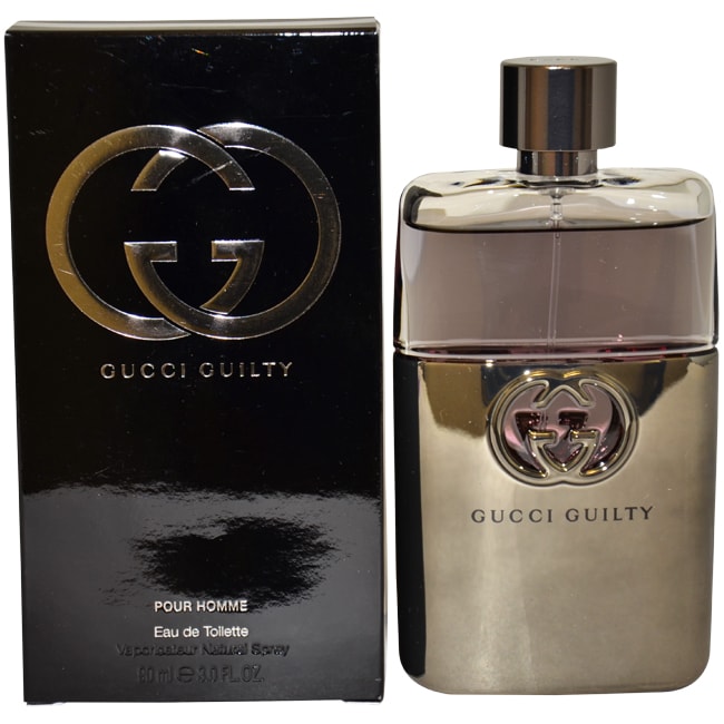 Gucci Guilty Men's 3-ounce Eau de Toilette Spray - Overstock Shopping ...