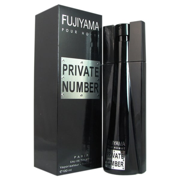 Fujiyama Private Number Men's 3.3 ounce Eau de Toilette Spray Succes de Paris Men's Fragrances