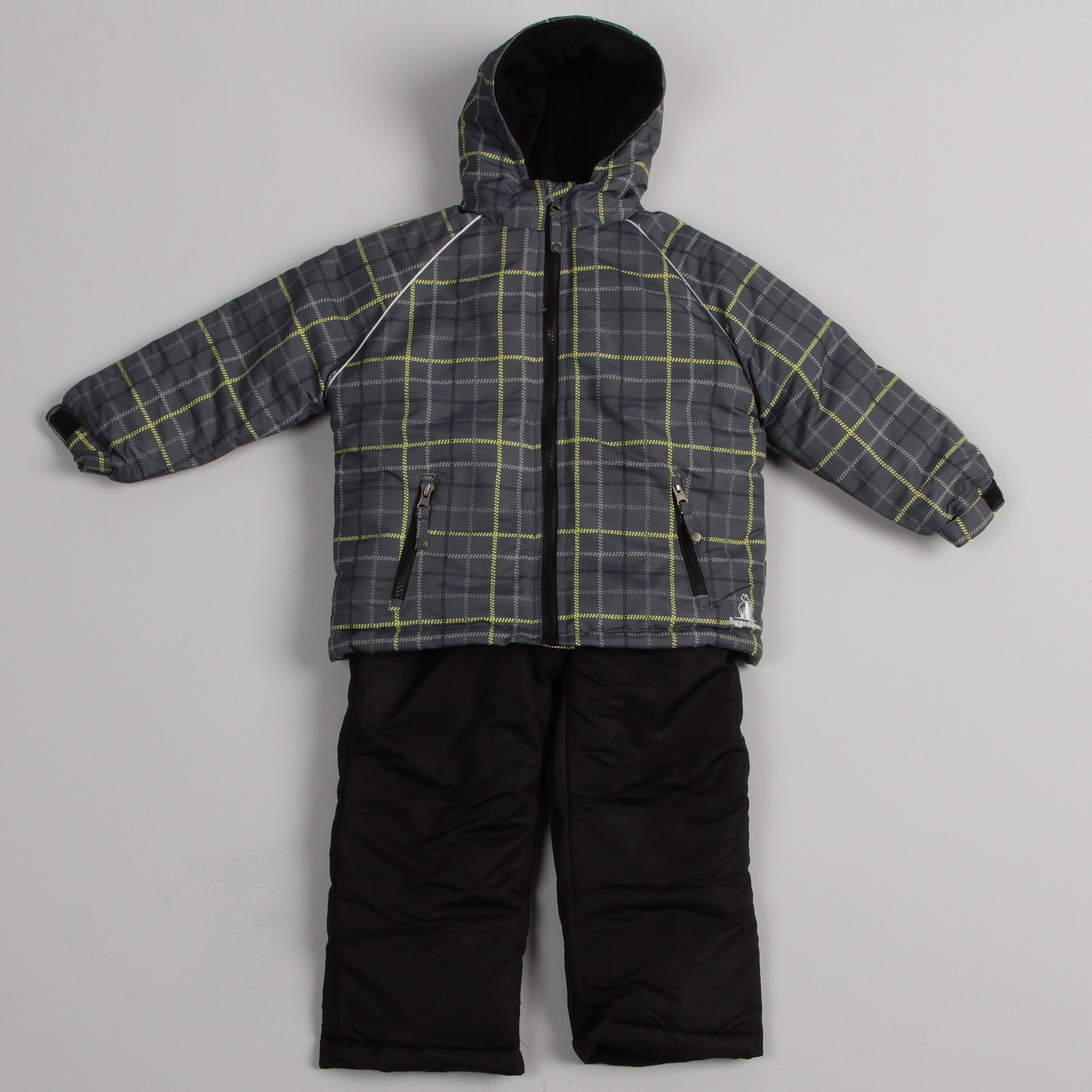 Rugged Bear Little Boys Solid Patch Pocket Snowsuit