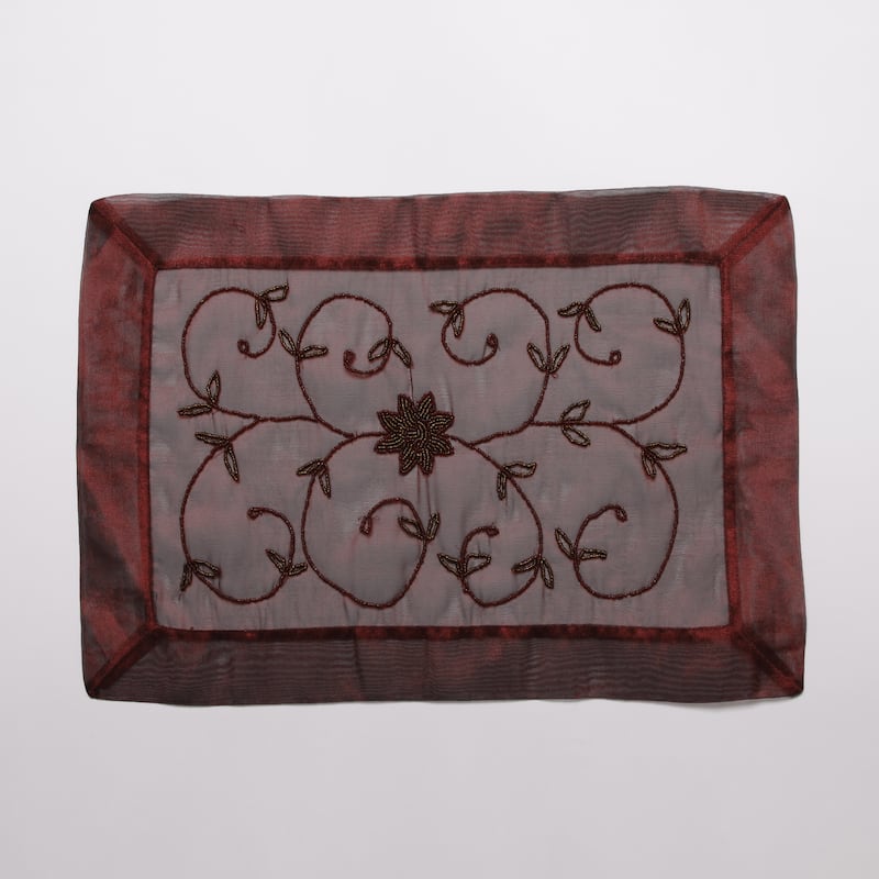 Handmade Beaded Table Linens