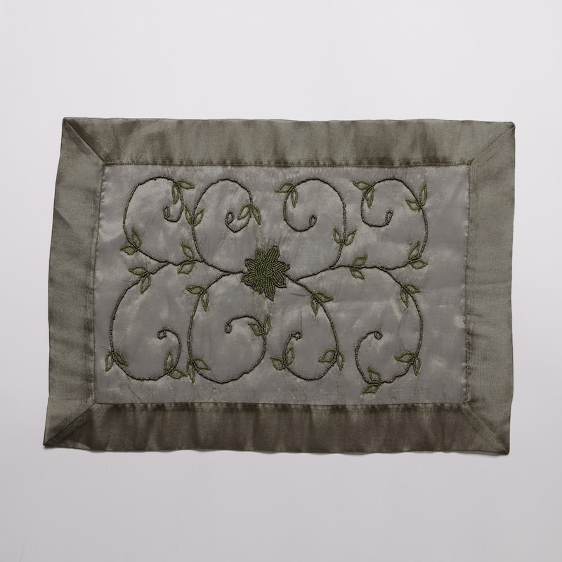 Handmade Beaded Table Linens