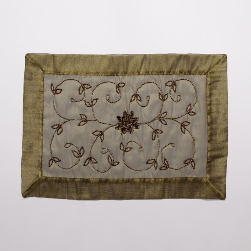 Handmade Beaded Table Linens