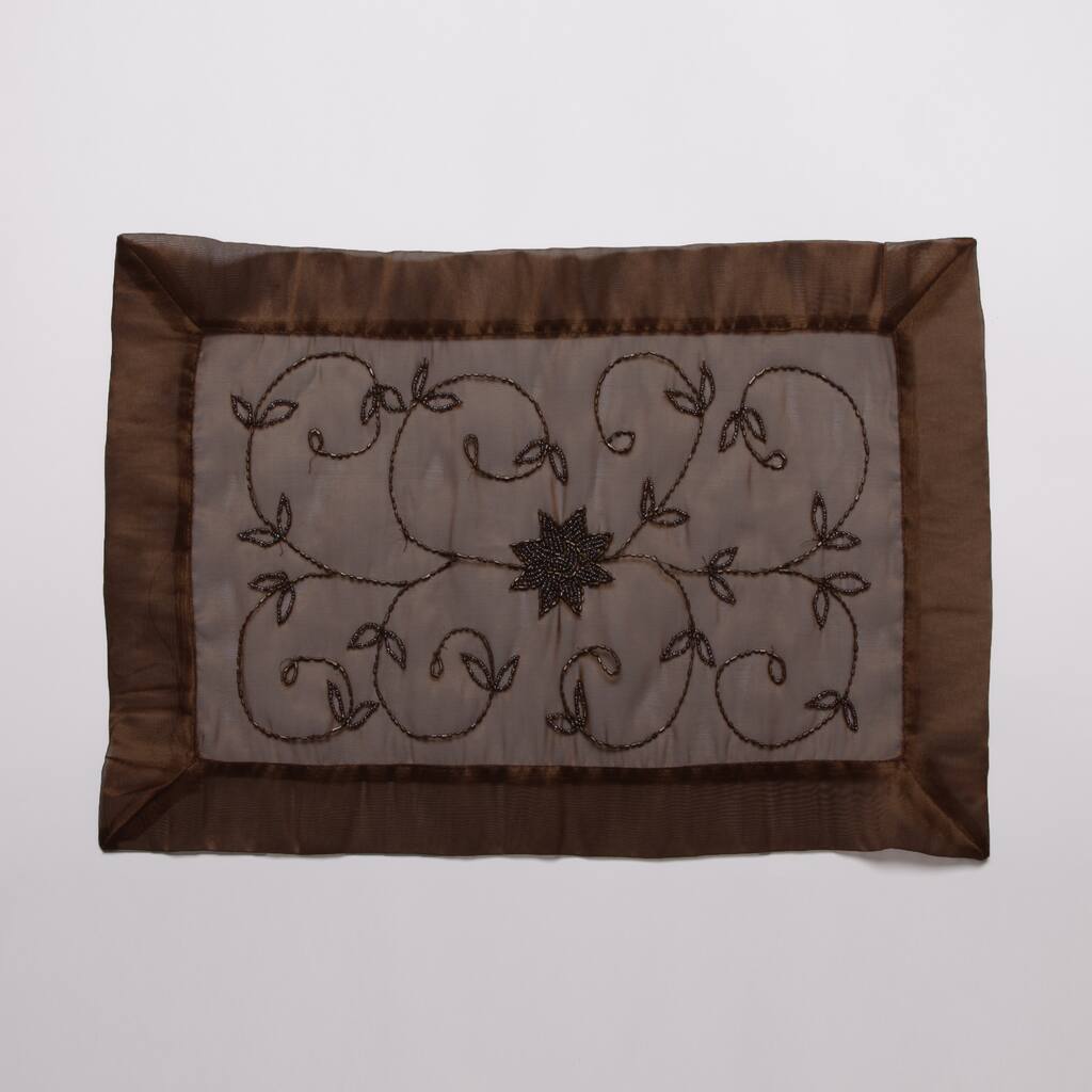 Handmade Beaded Table Linens