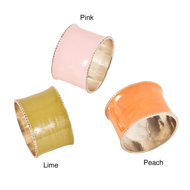 Enamel Napkin Ring (Set of 4)