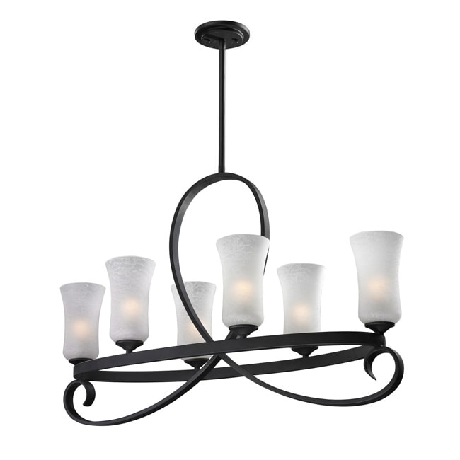 Arshe 6 light Bronze Pendant