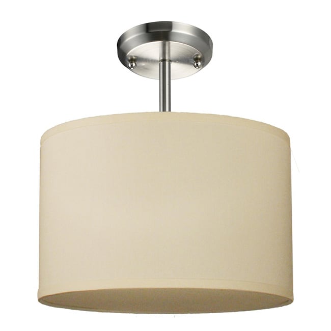 Albion One light Nickel Downlight Pendant