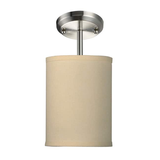 Albion Off White Drum Shade 6-inch Lighting Fixture