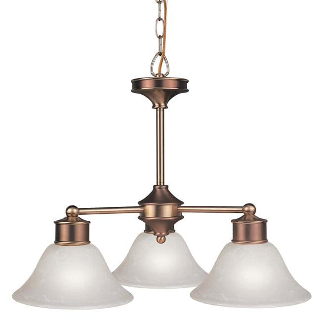 Dynasty Three light White Indoor Lighting Fixture