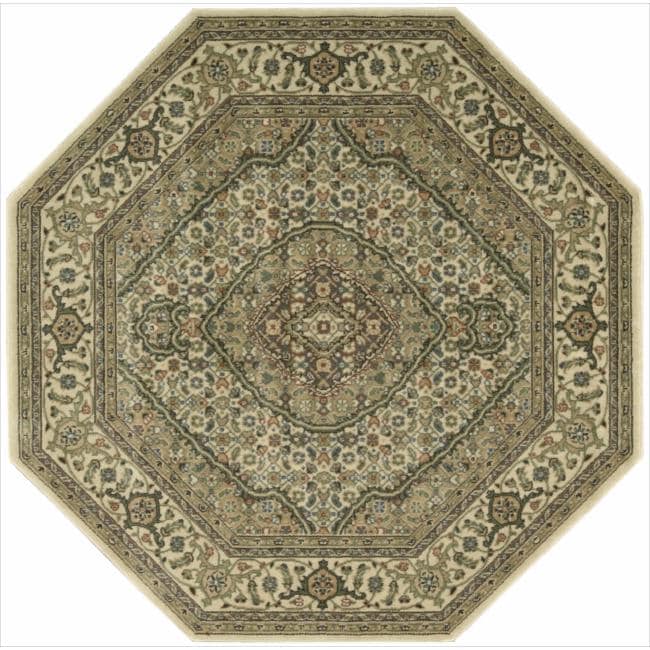 Nourison Persian Arts Ivory Rug (5'3 x 5'3 Octagon)