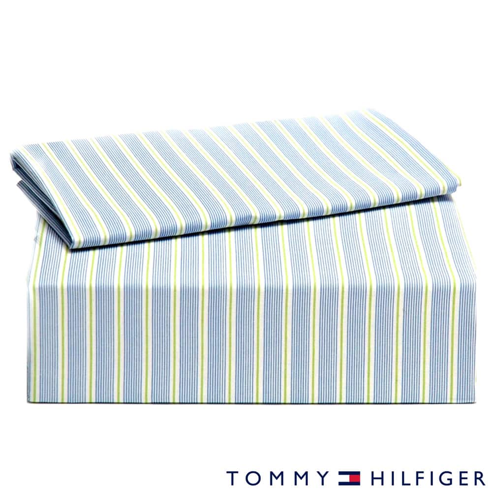 Tommy Hilfiger Hydrangea Petals Sheet Set - Green