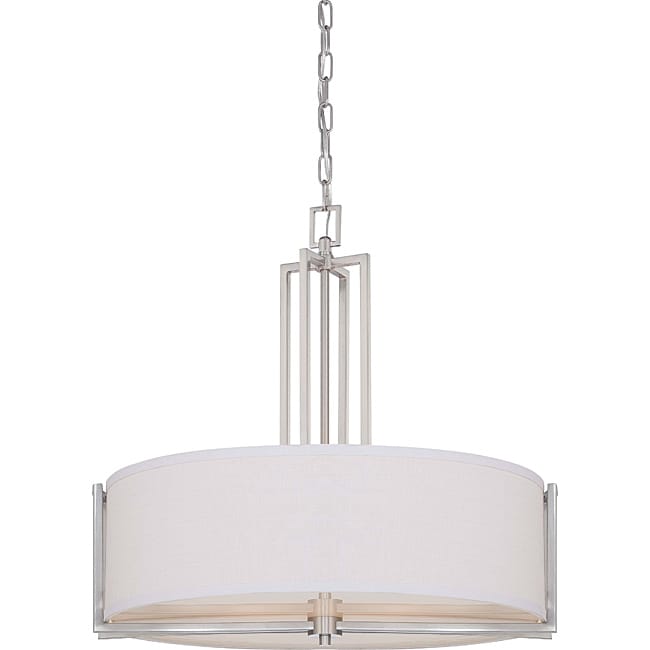 Gemini Brushed Nickel 4 light Pendant