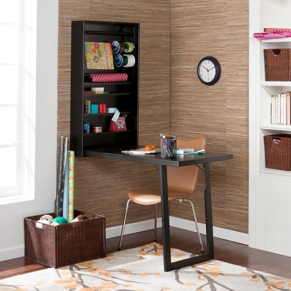 Shop Murphy Black Wall-mount Fold-out Craft Desk with ...