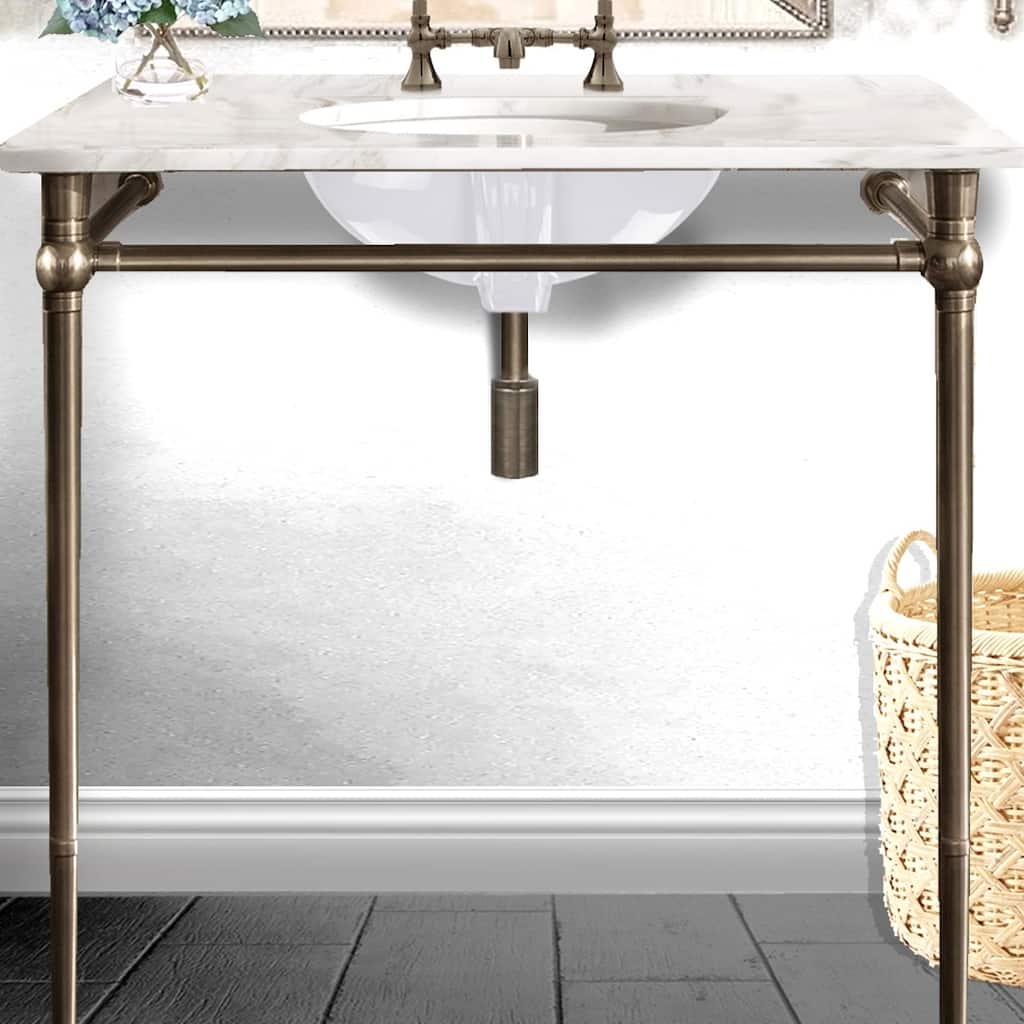 Highpoint Collection 17 x 14-inch Double Glazed Underside White Ceramic Sink