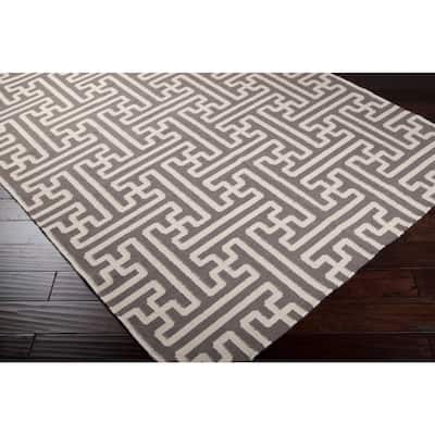 Hand-woven Beige Queens Bay Wool Area Rug - 2'6" x 8' Runner - 2'6" x 8' Runner