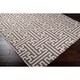preview thumbnail 1 of 3, Hand-woven Beige Queens Bay Wool Area Rug - 2'6" x 8' Runner - 2'6" x 8' Runner 2'6" x 8' Runner - Tan/Cream