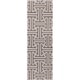 preview thumbnail 2 of 3, Hand-woven Beige Queens Bay Wool Area Rug - 2'6" x 8' Runner - 2'6" x 8' Runner