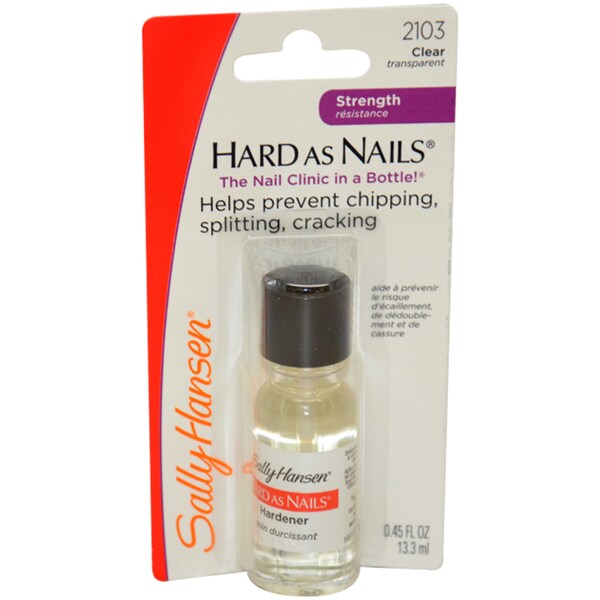 Sally Hansen Hard as Nails Clear Nail Hardener - Overstock - 6788200