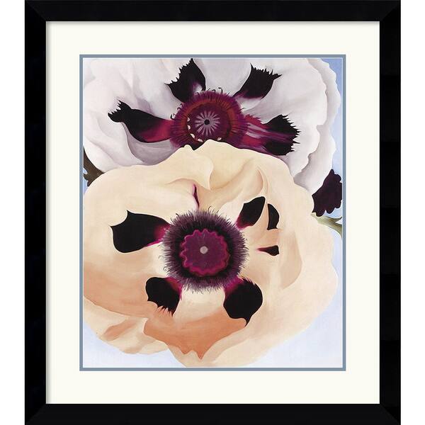 Georgia O'Keeffe 'Poppies, 1950' Framed Art Print - Bed Bath & Beyond ...