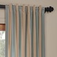Shop Exclusive Fabrics Signature Stripe Marin Faux Silk Taffeta Curtain ...