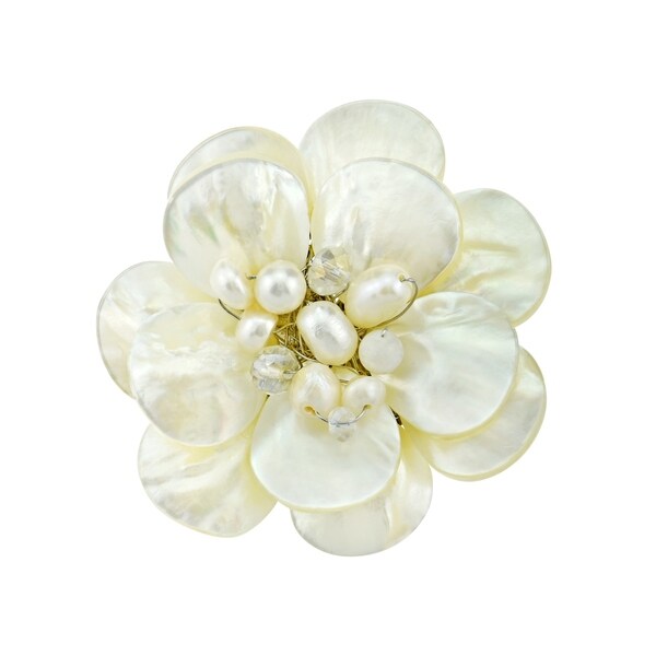 Mother Elegant Flower Flora Brooch Pin Women Clothes Jewelry Valentines Day