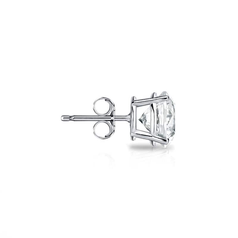 Auriya 14K Gold 1/2ct TDW Round Diamond Stud Earrings (E-F or H-I, VS1-VS2)