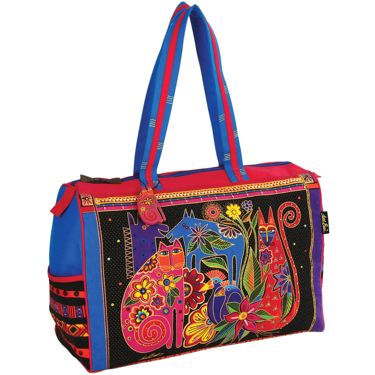 Travel Bag Zipper Top 21x8x15 kindred Creatures