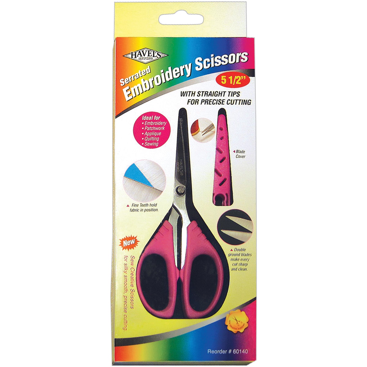 Sew Creative Embroidery Scissors 5 1/2 pink