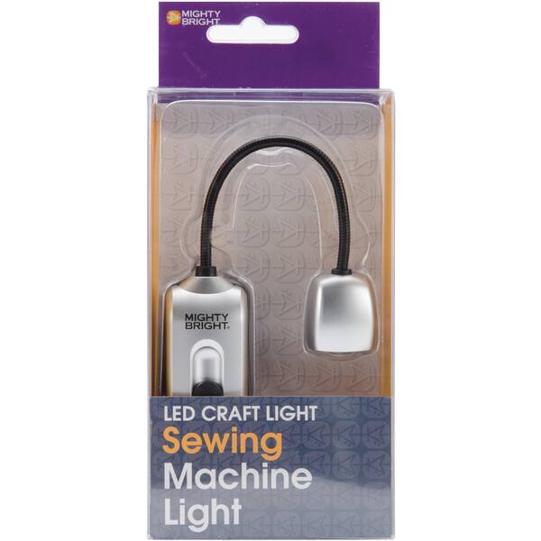 Mighty Bright Silver Plastic Detachable Sewing Machine LED Light