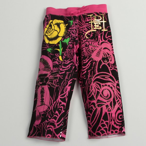 Ed Hardy Girl's 'Floral Print' Sweat Pants Ed Hardy Kids Girls' Pants & Shorts