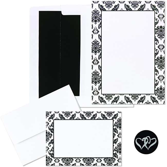 Hbh Damask Border Invitation Kit