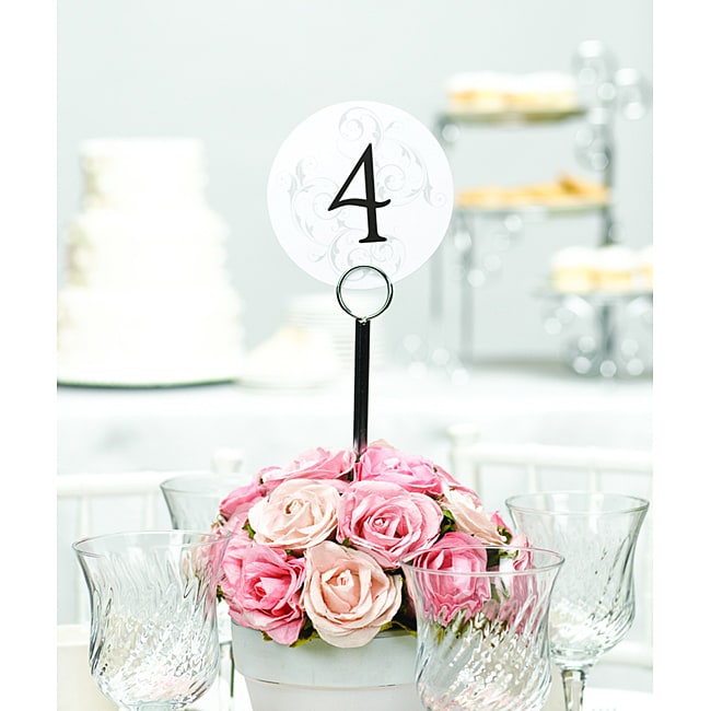 Hbh Filigree Table Number Cards