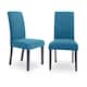 Aprilia Upholstered Dining Chairs (Set of 2) - Blue