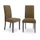 Aprilia Upholstered Dining Chairs (Set of 2) - Moss Green
