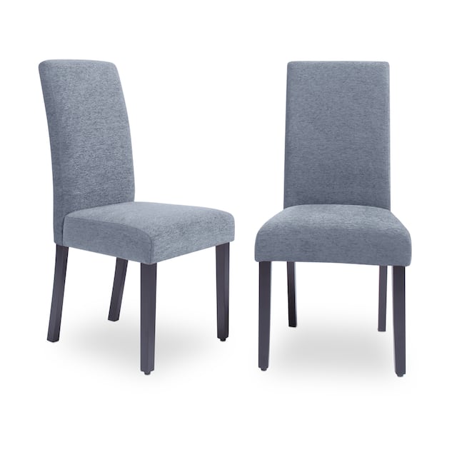 Aprilia Upholstered Dining Chairs (Set of 2) - Smokey Blue