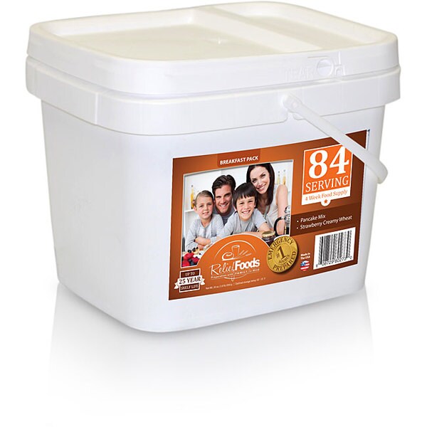 Relief Foods Breakfast Storage Bucket (84 Servings)   14329751