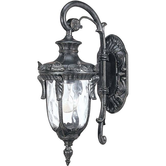 Dunmore Arm Down 1-light Greystone Wall Sconce