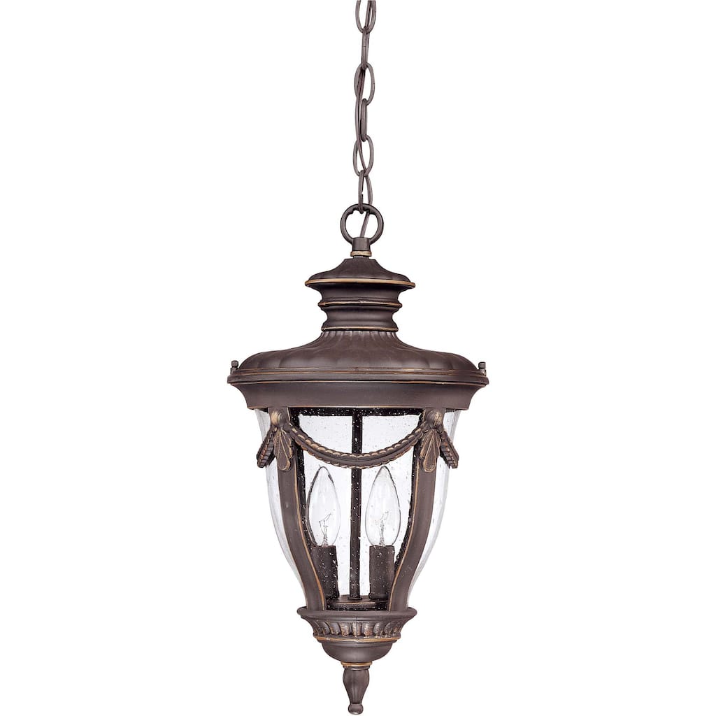 Philippe 2-light Belgium Bronze Hanging Lantern