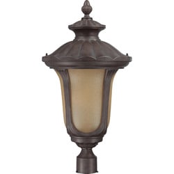 Beaumont 1 Light Fruitwood Large Post Lantern Bed Bath Beyond