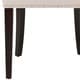 preview thumbnail 5 of 7, SAFAVIEH Dining Carrie Taupe Linen Dining Chairs (Set of 2) - 19.5" x 24.2" x 33.4" - 19.5" x 24.2" x 33.4"