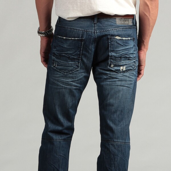 antique rivet mens denim jeans