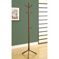 Oak Finish Wooden Coat Rack