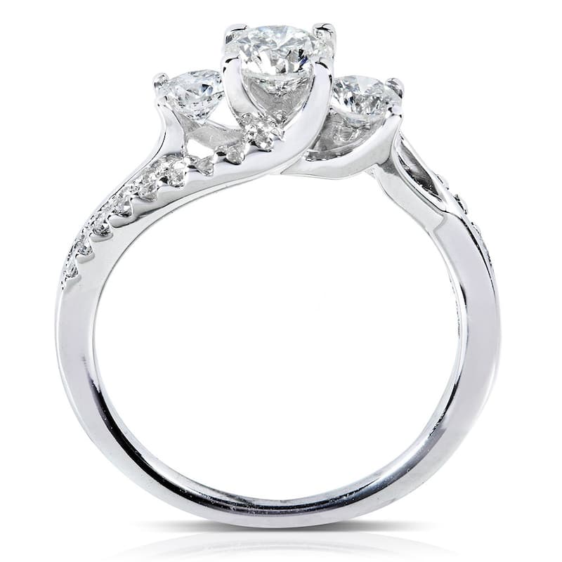 Annello by Kobelli 14k Gold 1ct TDW Diamond Engagement Ring