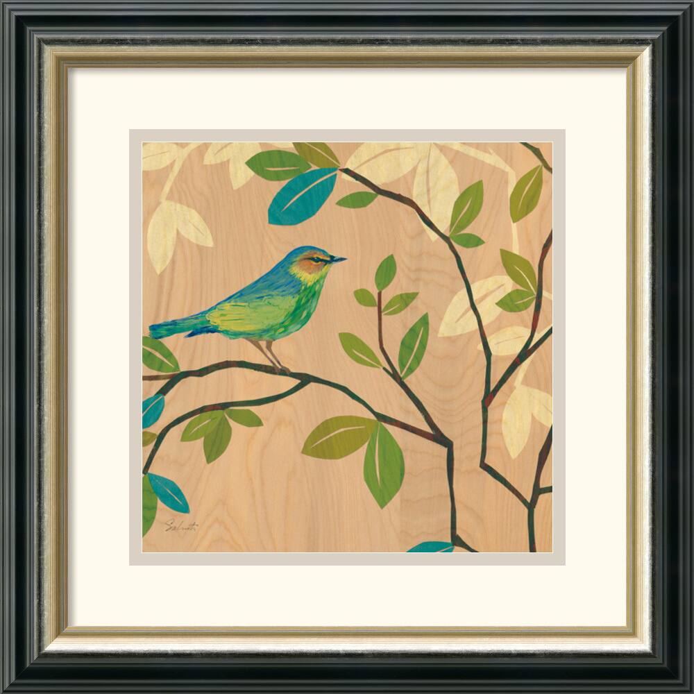 D. Salusti 'Songbird III' Framed Art Print