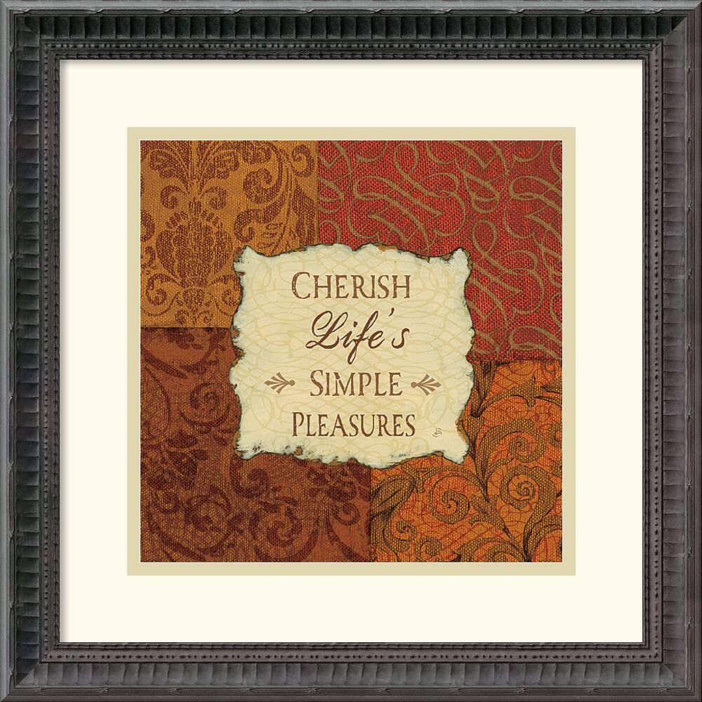 Daphne Brissonnet 'Inspirational Collage II' Framed Art Print