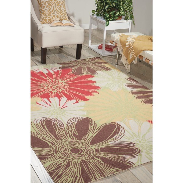 Floral - 10 X 13 - Outdoor Rugs - Rugs - The Home Depot