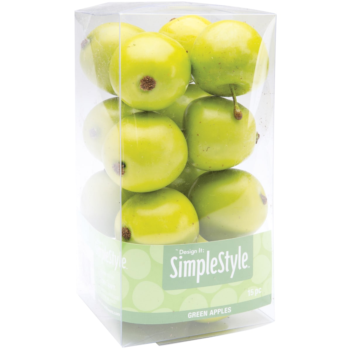 Shop Design It Simple Decorative Fruit 15 Pkg Mini Green Apple