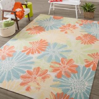slide 1 of 1, Havenside Home Ogunquit Indoor/Outdoor Ivory Rug (5'3 x 7'5)